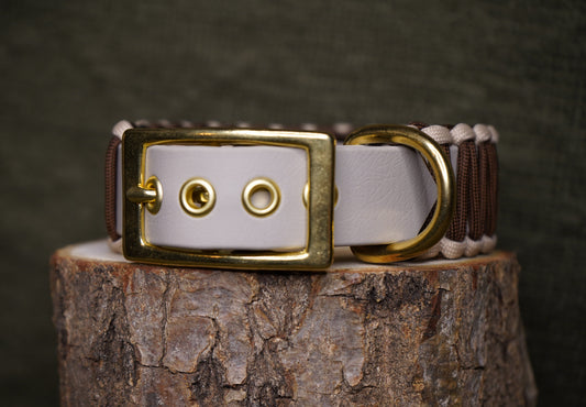 Modern Beige | Paracord & Biothane® Halsband