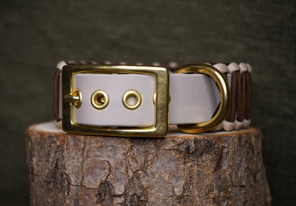 Modern Beige | Paracord & Biothane® Halsband
