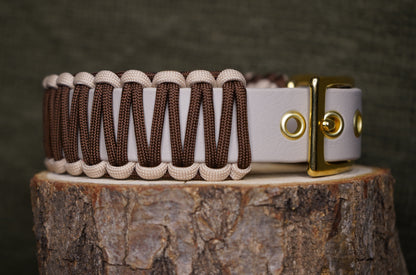 Modern Beige | Paracord & Biothane® Halsband