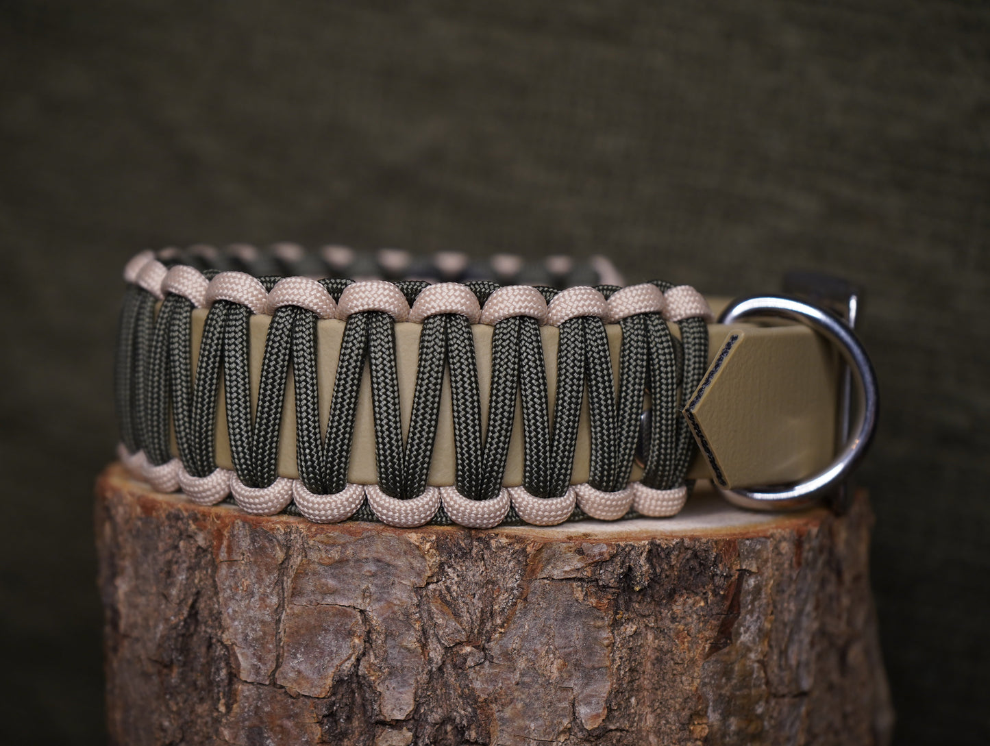 Modern Grün | Paracord & Biothane® Halsband