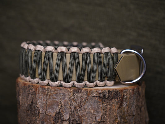 Modern Grün | Paracord & Biothane® Halsband