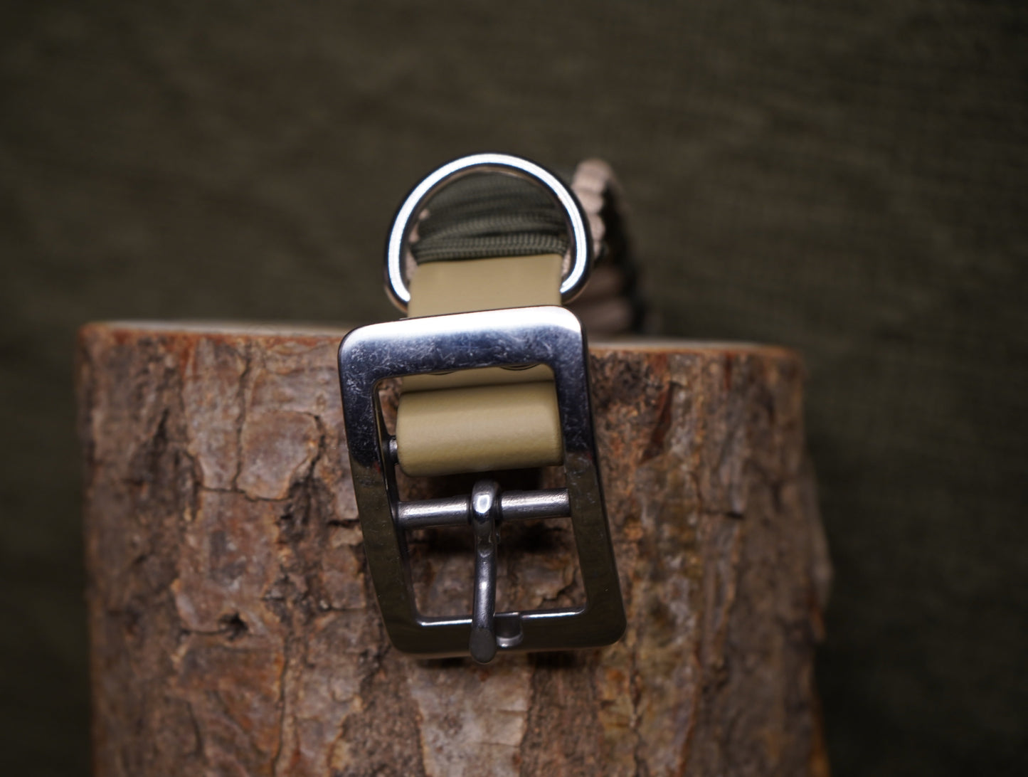 Modern Grün | Paracord & Biothane® Halsband