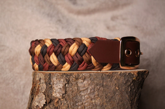 Herbst Netz | Paracord & Biothane® Halsband