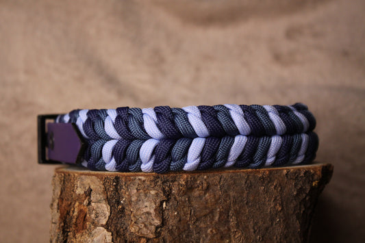 Wave Blau| Paracord & Biothane® Halsband